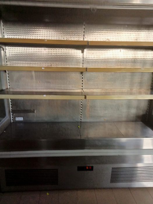 Expositor refrigerador vertical aberto