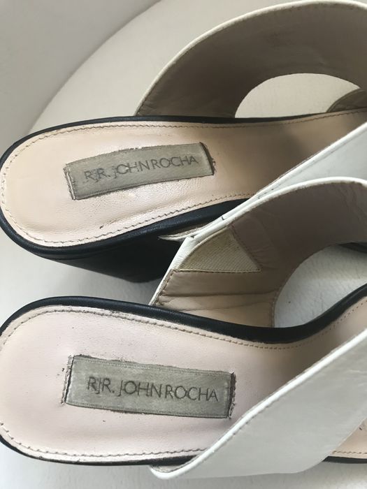 Klapki ze skóry RJR John Rocha r. 38/24