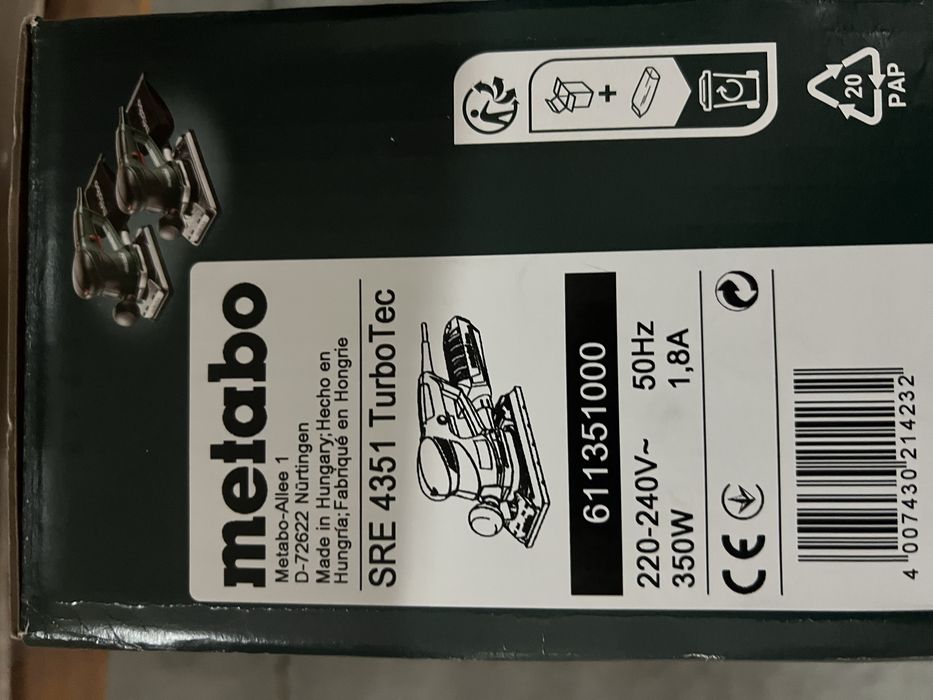 Metabo lixadeira SRE 4351 TURBO TEC