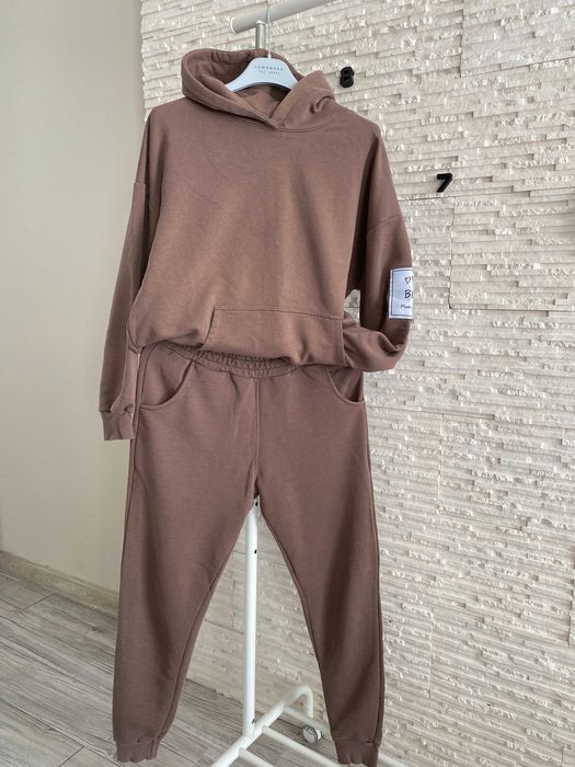 BLM By love me mięsisty dres set fango kangur + joggery