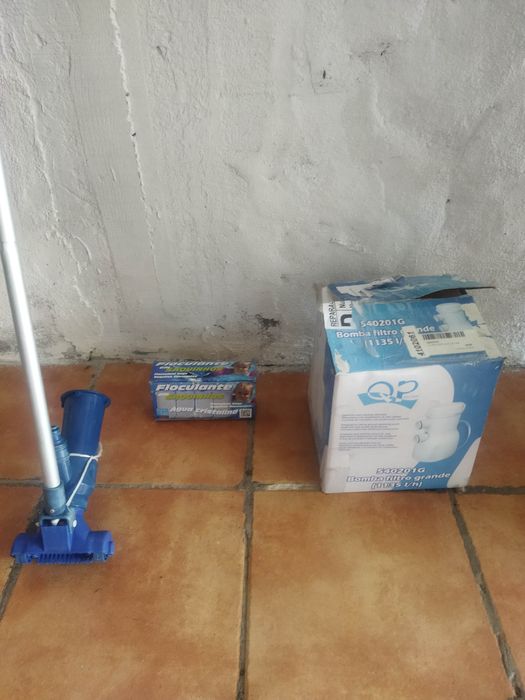 Piscina gre pool pro kit. 3.50m de largura 90cm altura. Estrutura inox