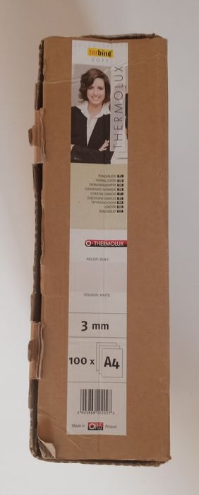 Okładki do termobindownicy, 3 mm, 70 szt.