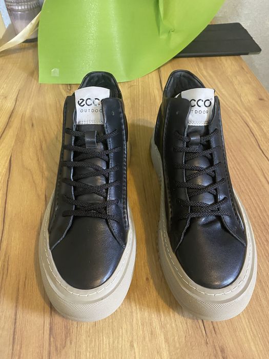 Чоловічі шкіряні кеди ECCO оригінал, европа. Розмір 44