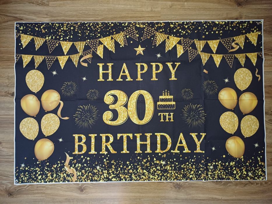 Tło do zdjęć 30 urodziny plus dodatki