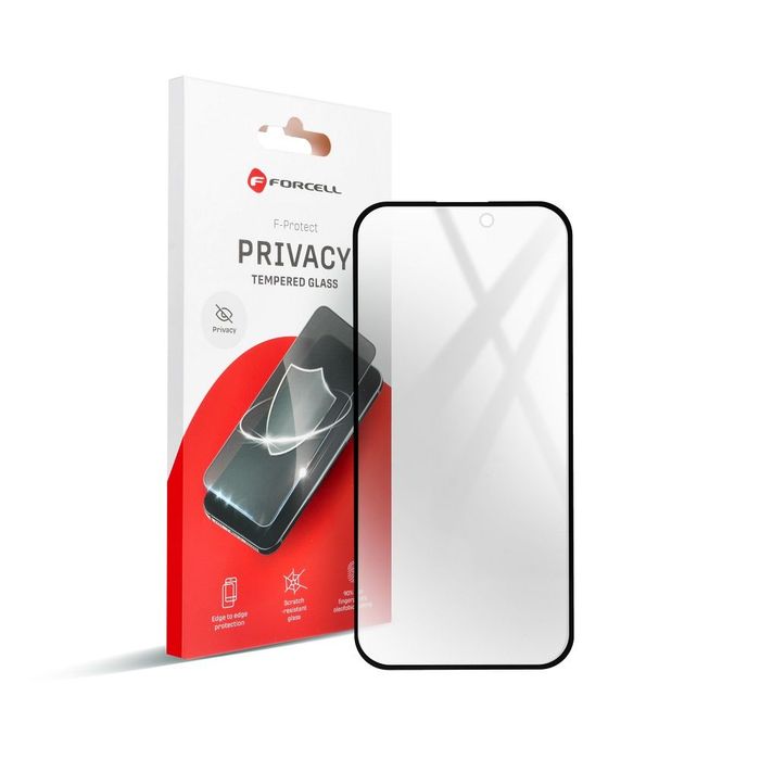 Szkło hartowane do iPhone 14 PRO Forcell Privacy Glass czarne