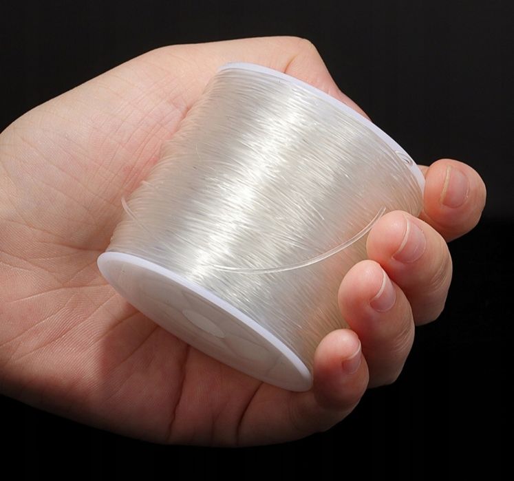 Styl 1.0MMx100M Przezroczysty elastyczny sznurek DIY