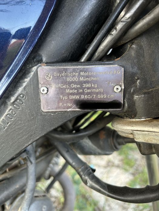 Bmw R60/7 600cc