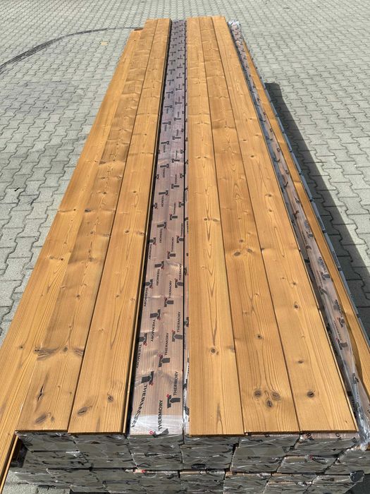 Deska Elewacyjna drewniana Thermo Świerk Szczotkowana 20x140mm C3