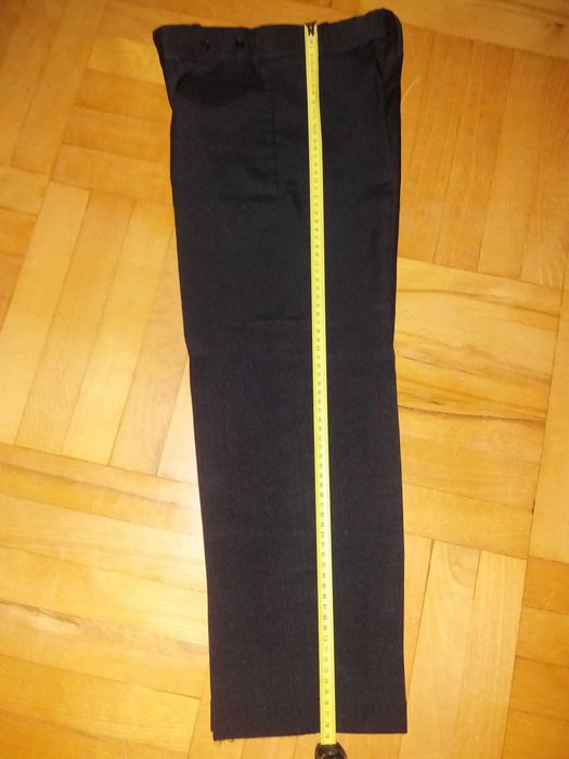 Spodnie czarne eleganckie komunijne 128/134