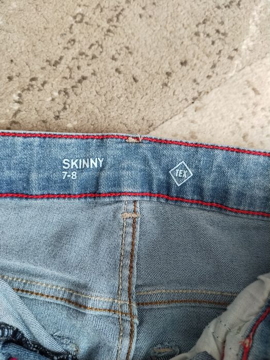 Spodnie jeans skinny 7-8lat dla chłopca