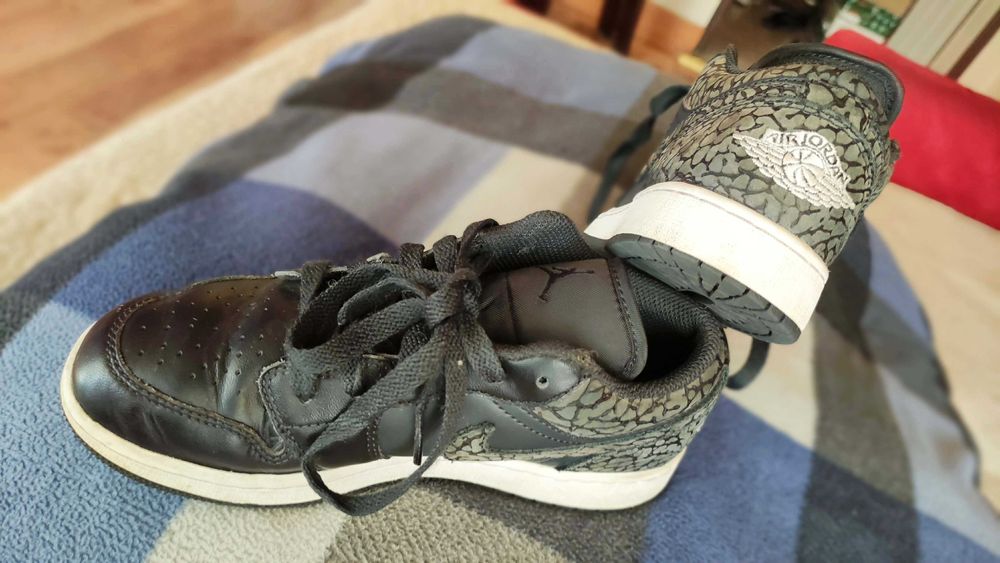 Air jordan 1 low black elephant roz 36 unisex