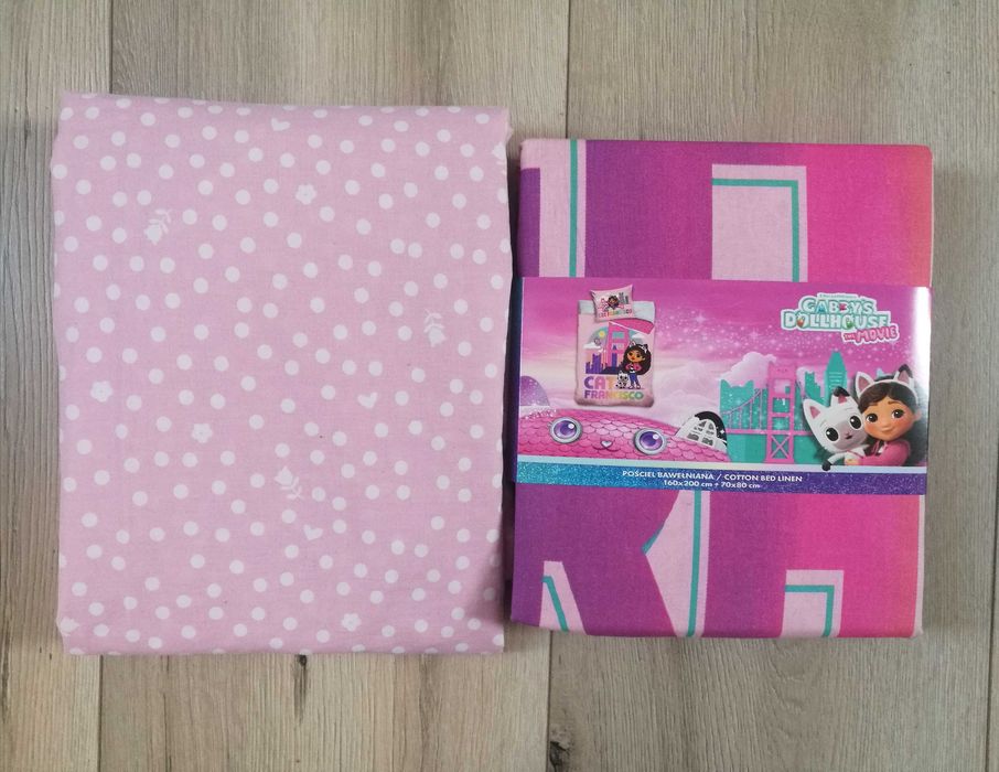 Nowy komplet bawełnianej dziecięcej pościeli GABI Dollhouse