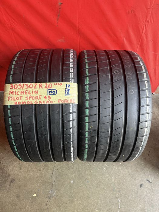 Pneus 305/30/20 Michelin Como novos Homolgacao Porche
