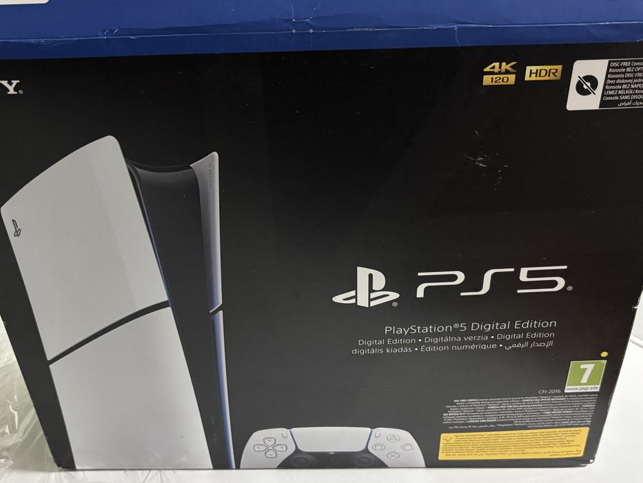 PS5 Digital Edition + 2x DualSense | Idealny stan | Pudełko