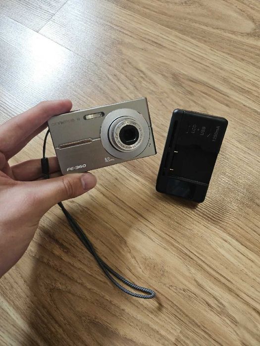 Olympus FE-360 | stan bardzo dobry | ładowarka uniwersalna