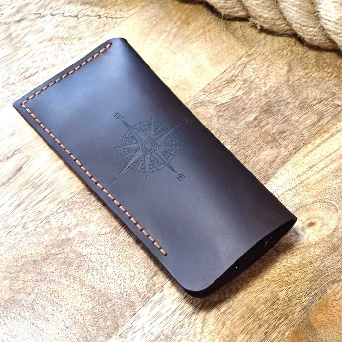 Skórzane etui na okulary z grawerem personalizowane handmade