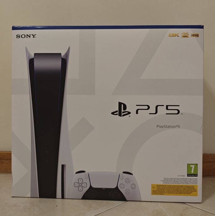 PS5 (Versão Disco) 825GB – Como Nova + Caixa Original