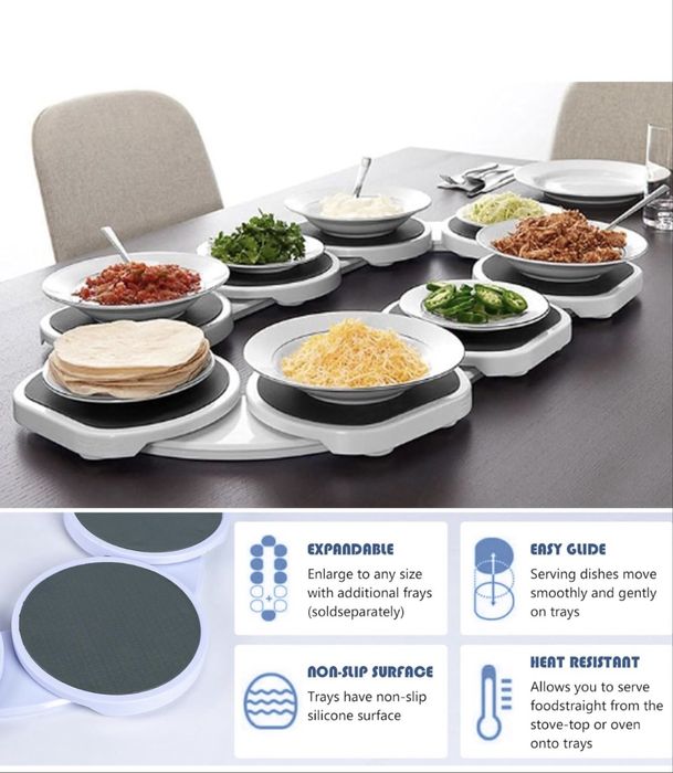 Обертовий стіл для сервірування страв