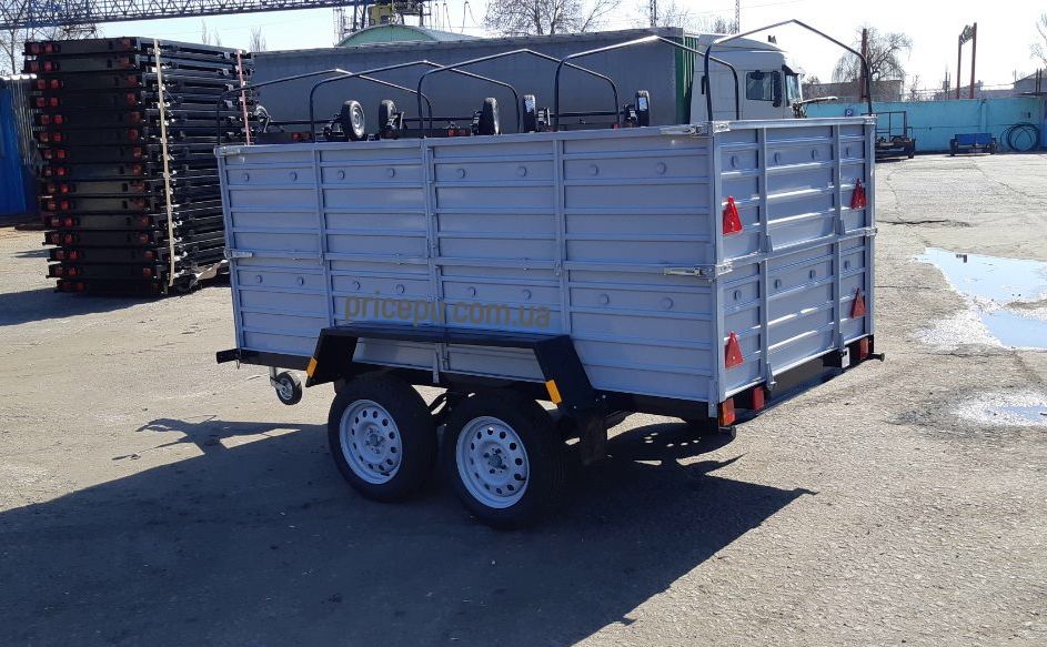 Двохосний Причіп для Легкового Авто. КременьКРД. Прицеп для авто