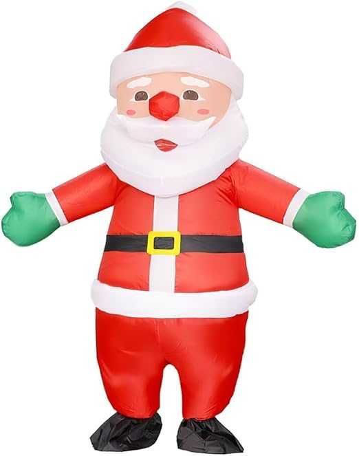 Nadmuchiwany kostium Mikołaja