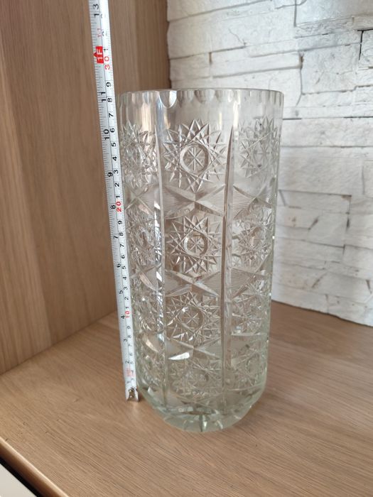 wazon kryształowy 28 cm