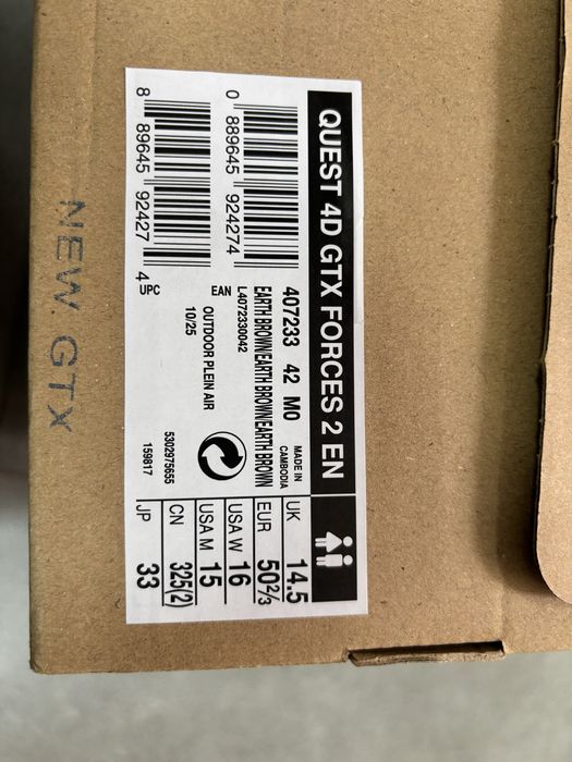 Salomon Quest 4D GTX Forces