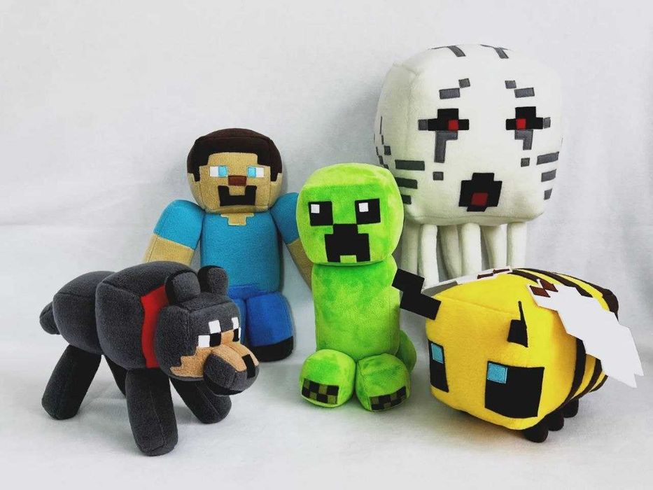 М'які іграшки серії Minecraft (ручна робота)