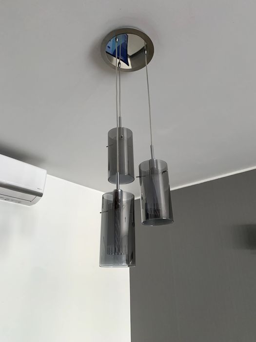 Candeeiro Interior Cinzento de Teto para Sala