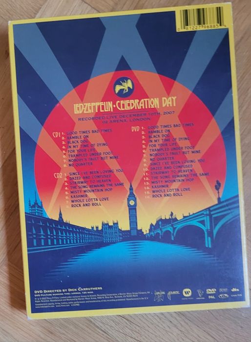 Cd÷ DVD celebration day led zeppelin Plant Page rock hits płyta