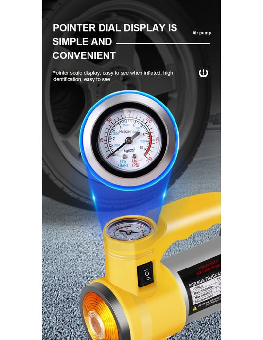 Compressor de Ar Elétrico Portátil