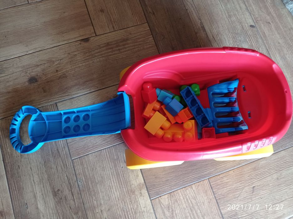 Zbieracz klocków mega bloks stan idealny plus klocki