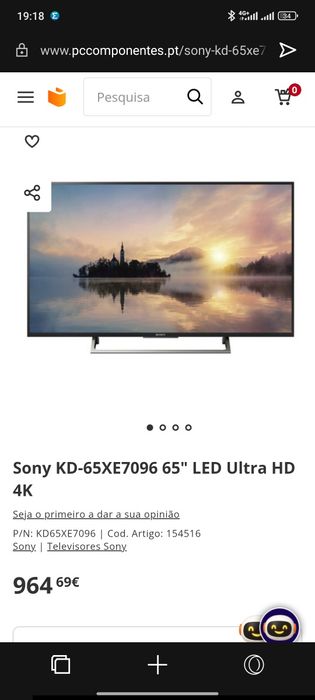 TV SONY 65XE7096 4K