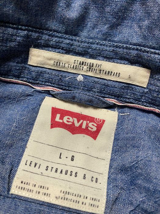 LEVIS r.L oryginalna koszula bawełniana męska stan BDB