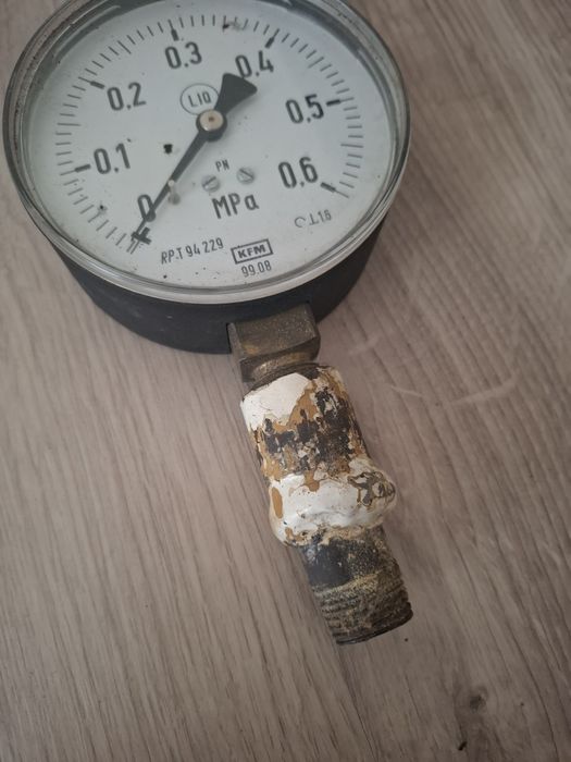 Manometr kontrolny 0.6 Mpa zegar Mera KFM RPT 94 229