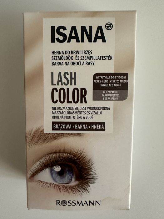 Isana Lash Color do rzęs i brwi brązowa