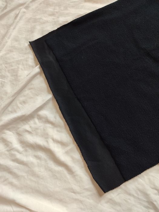 Сукня міді тепла в'язана трикотаж чорна довгий рукав тепла плаття