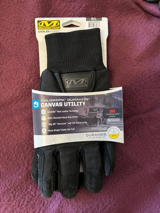 Зимові тактичні рукавиці MECHANIX WEAR ColdWork Canvas Utility Gloves