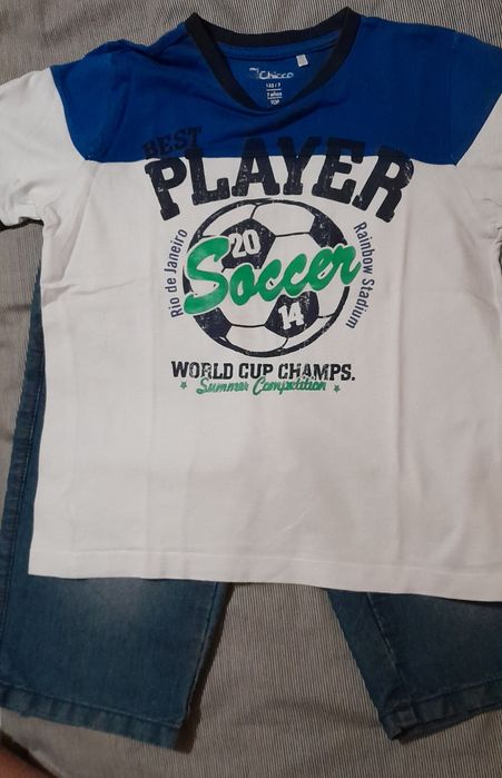 Boy's Shorts and T-shirt, Size 7 Years