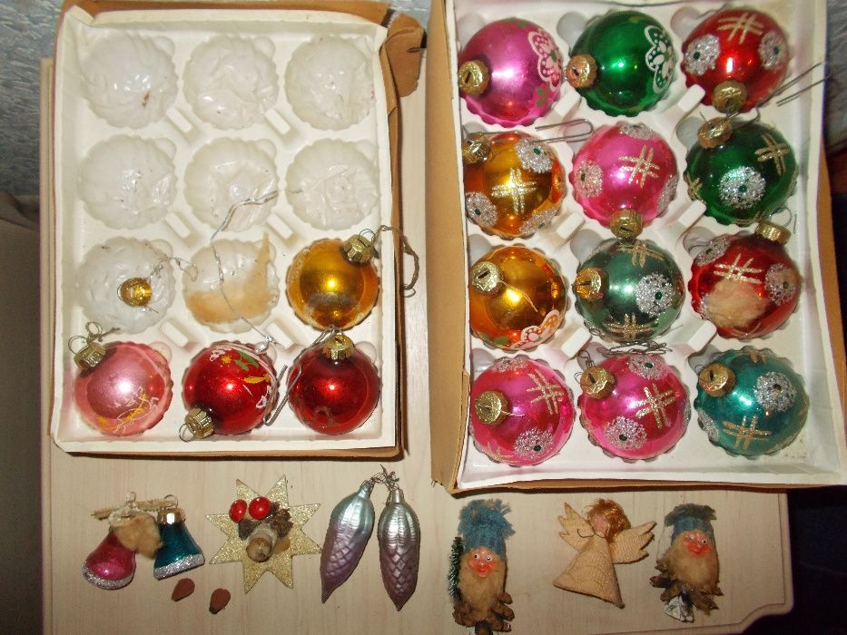 Старые елочные игрушки