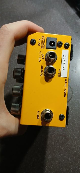 Педаль Boss OD 200, distortion, fuzz, overdrive