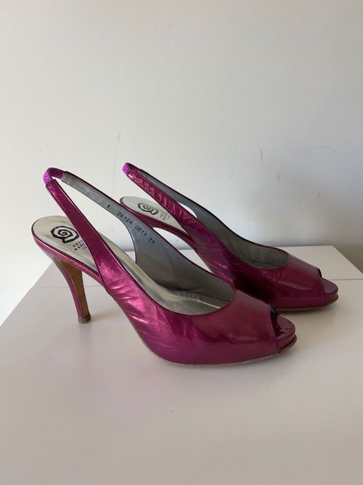 Sandália salto alto Úrsula Mascaró