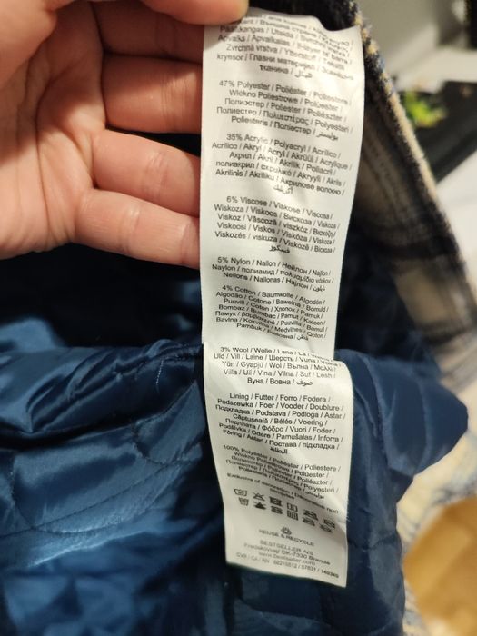 Płaszcz koszulowy, płaszcz w kratkę