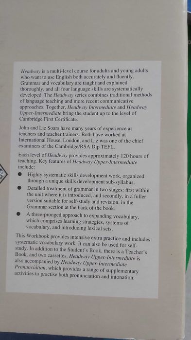 Headway Upper Intermediate workbook John & Liz Soars