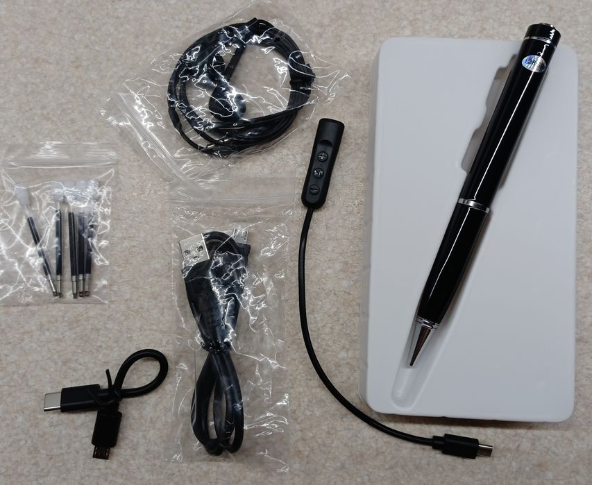 Диктофон ручка 128 gb