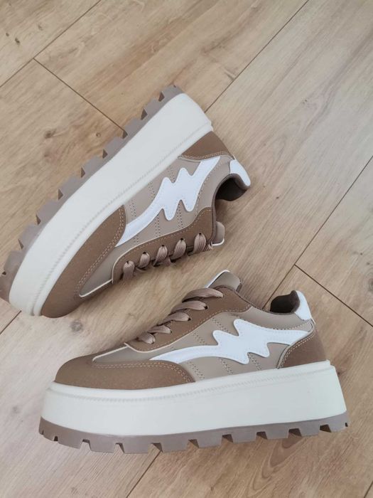 Extra SNEAKERSY buty spotowe sporty platforma trampki r. 38