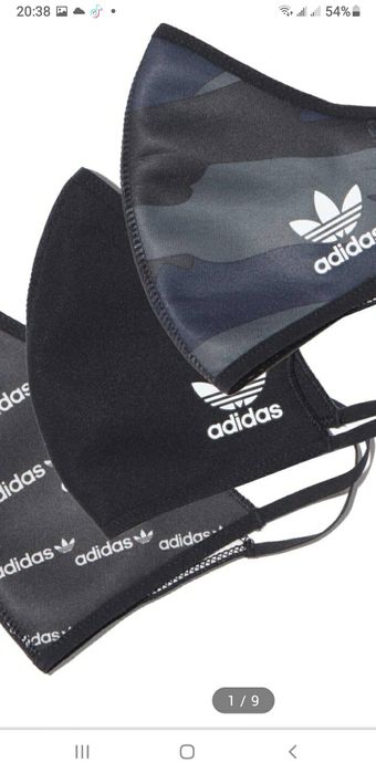 Adidas originals маски 3шт.упаковка новые Оригинал