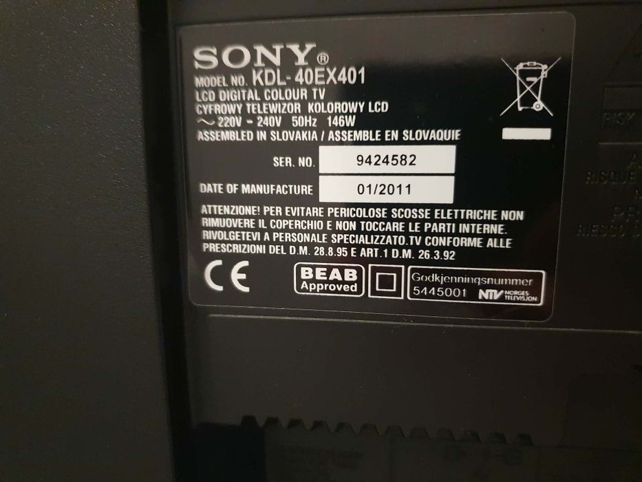 Telewizor Sony 40 cali