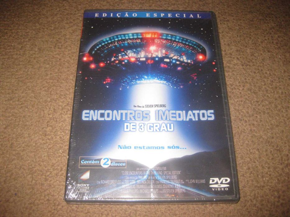 "Encontros Imediatos de Terceiro Grau" Edição 2 DVDs/Raro/Selado!