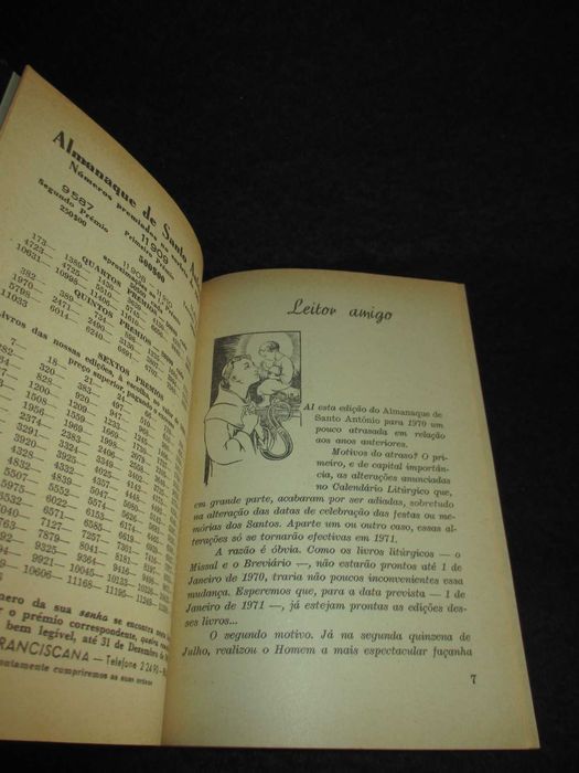 Livro Almanaque de Santo António 1970