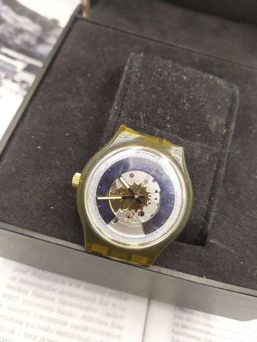 Zegarek Swatch automat eta Swiss na mechanizm